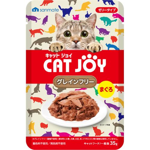 サンメイト　CATJOY　パウチ　まぐろ　35g　グレインフリー