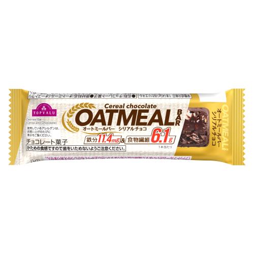 トップバリュ　オートミールバー　シリアルチョコ　1本×12個セット