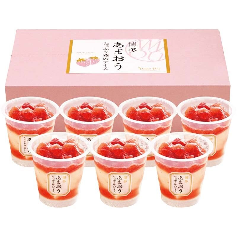 【父の日】博多あまおう　たっぷり苺のアイス AH-TP カタログ番号【91028】【冷凍】【簡易包装】