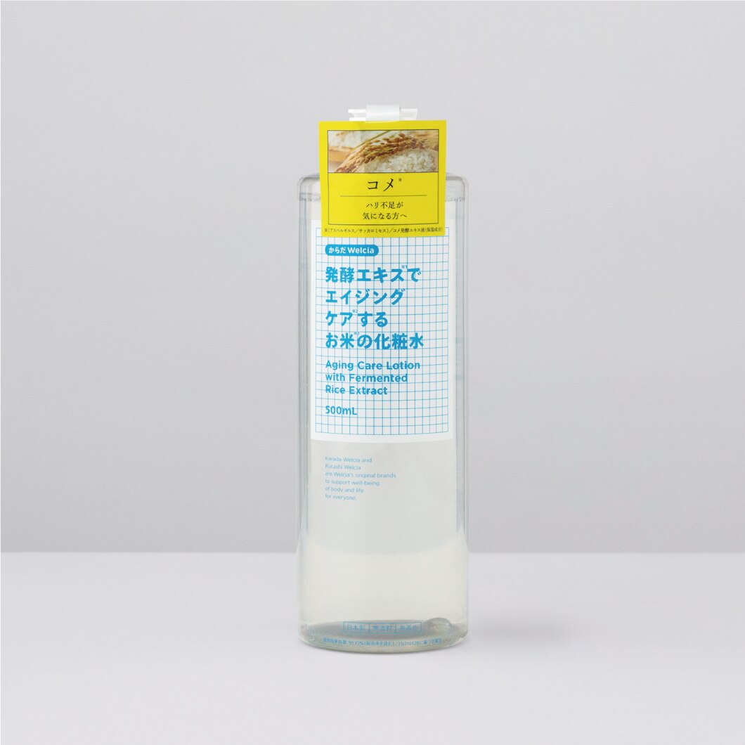 からだWelcia 発酵エキスでエイジングケアするお米の化粧水 500mL
