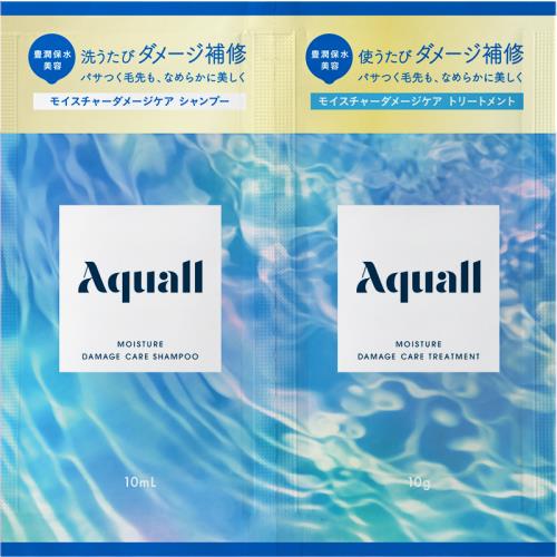 Iーne　アクオル　Aquall　モイスチャーダメージケアシャンプー&トリートメント(2連サシェ)