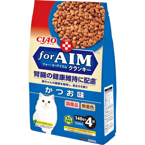 いなば食品　CIAO　for　AIM　クランキー　かつお味　4袋