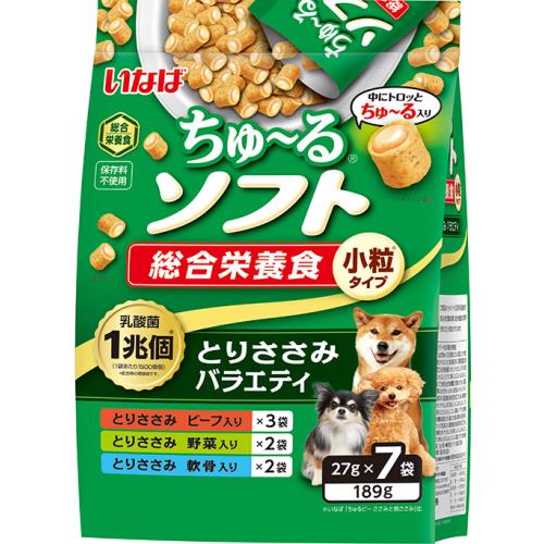 いなば食品　ちゅーるソフト　総合栄養食　とりささみバラエティ　7袋