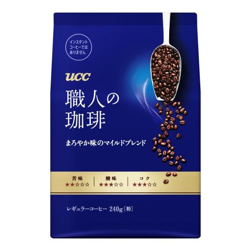 上島珈琲　UCC　職人の珈琲まろやか味マイルドブレンド　240g×6個セット