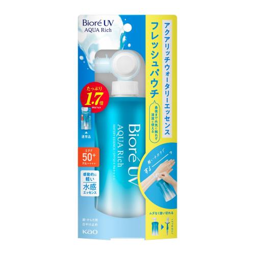 花王　ビオレUV　アクアリッチウォータリーエッセンス　フレッシュパウチ　120g【エコ活ポイントとしてポイント3倍】※8月6日まで