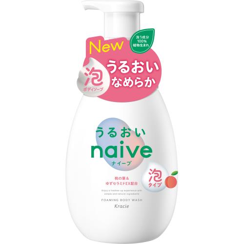 クラシエ　ナイーブ　泡ボディソープ　うるおい　本体　600ML