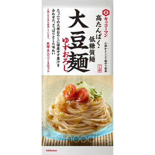 キッコーマン　大豆麺ゆずおろし　115g×10個セット【ボーナスTポイント400ポイント】