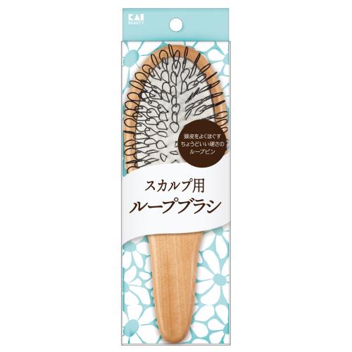 貝印　スカルプ用ループブラシ　1本