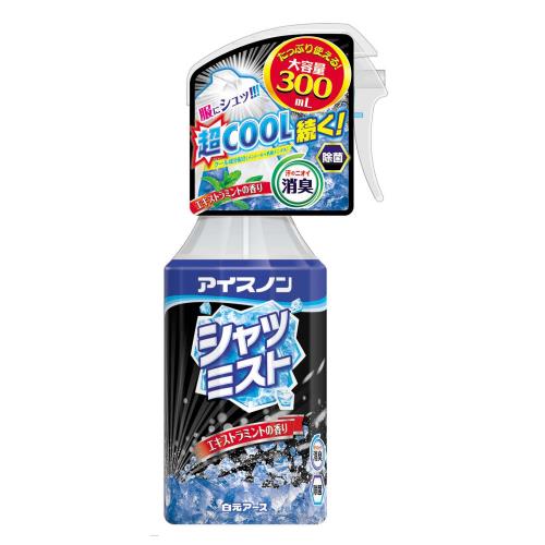 5個セット　白元アース　アイスノン　シャツミスト　エキストラミントの香り大容量　300ML