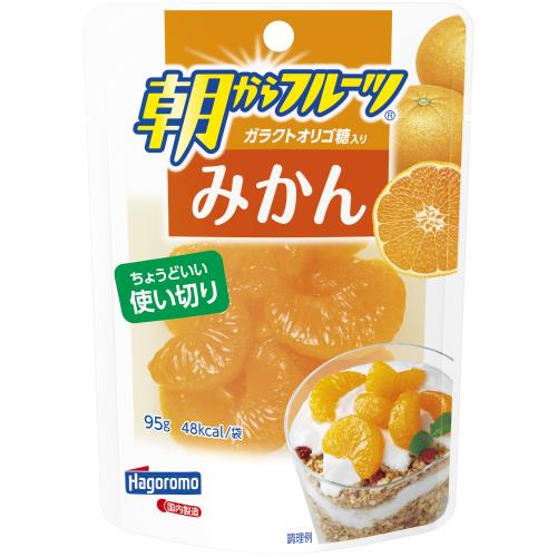 はごろもフーズ　朝からフルーツ　みかん(パウチ)　95g×6個セット
