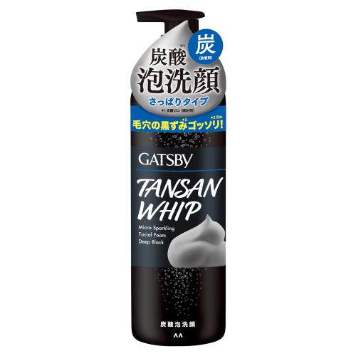 マンダム　ギャッツビー　マイクロスパークリング泡洗顔　ディープブラック　200G