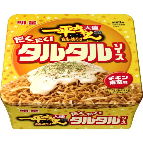 明星　一平ちゃん夜店の焼そば　大盛　だくだくタルタルソース　182g×12個セット