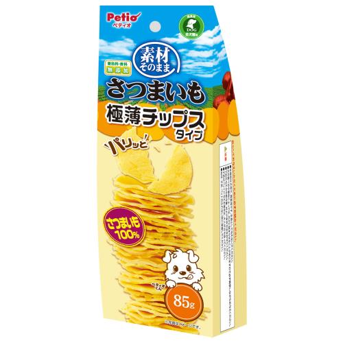ペティオ　素材そのまま　さつまいも　極薄チップス　85g