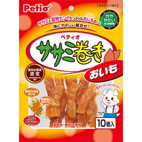 ペティオ　ササミ巻きおいも　10個