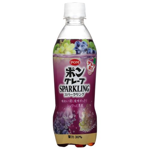 えひめ飲料　ポングレープスパークリング　410ml×24個セット
