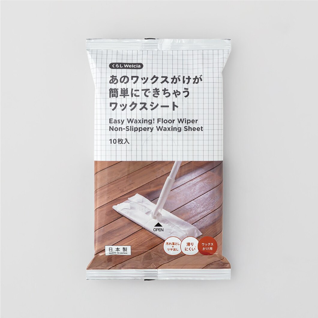 くらしWelcia あのワックスがけが簡単にできちゃうワックスシート 10枚入