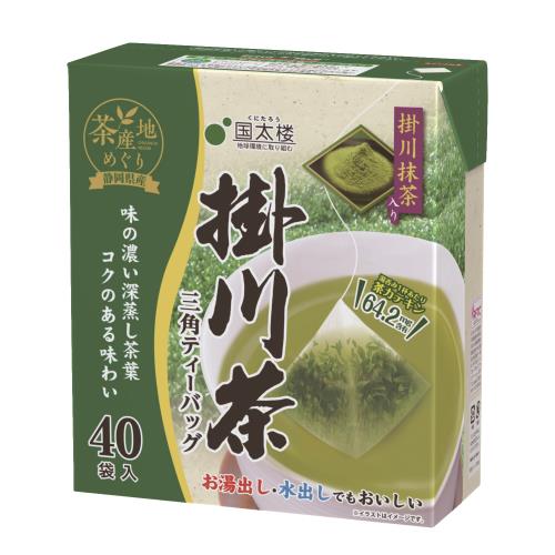 国太楼　抹茶入り掛川茶三角ティーバック40パック　80g×6個セット
