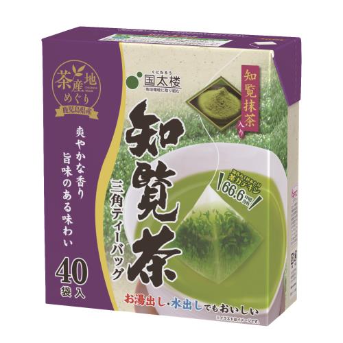 国太楼　抹茶入り知覧茶三角ティーバック40パック　80g×6個セット