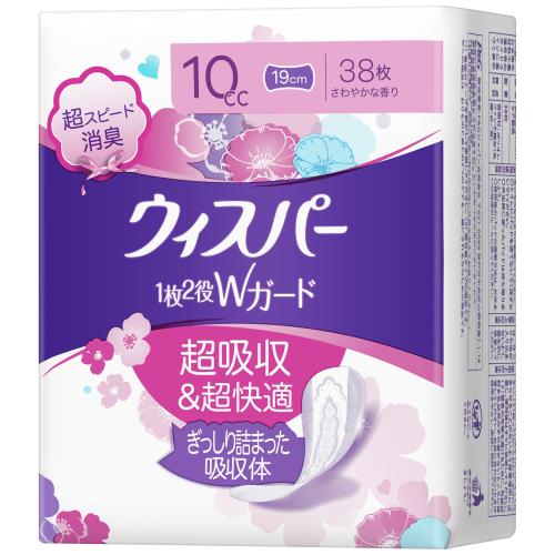 P&G　ウィスパーWガード10CC　38枚