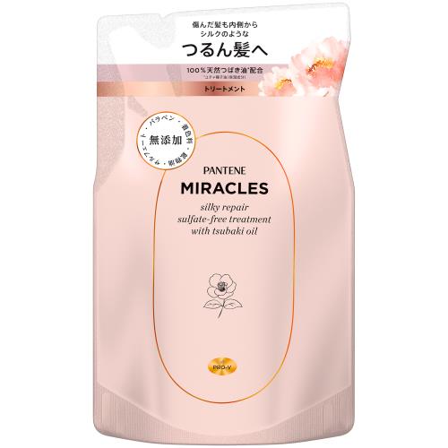 P&G　パンテーンミラクルズ　シルキートリートメント　詰替　350G