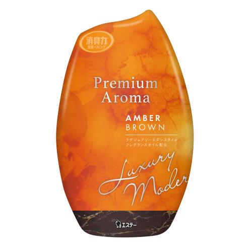 エステー　お部屋の消臭力　プレミアムアロマ　アンバーブラウン　400mL