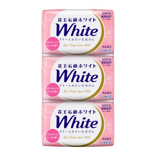 花王　花王ホワイトアロマローズ　バスサイズ3コパック　390g