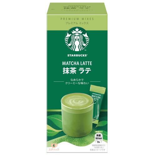 ネスレ　スターバックス　プレミアムミックス　抹茶　ラテ　4スティック×2個セット【ボーナスTポイント80ポイント】