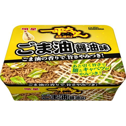 明星　一平ちゃん夜店の焼そば　ごま油醤油味　123g×12個セット