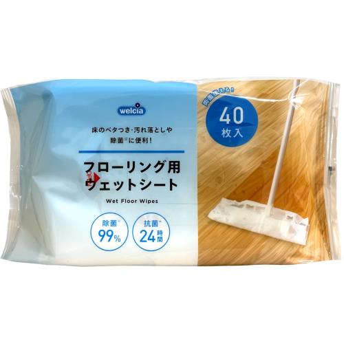 昭和紙工　ウエルシアフロ-リング用ウェットシート　40枚入