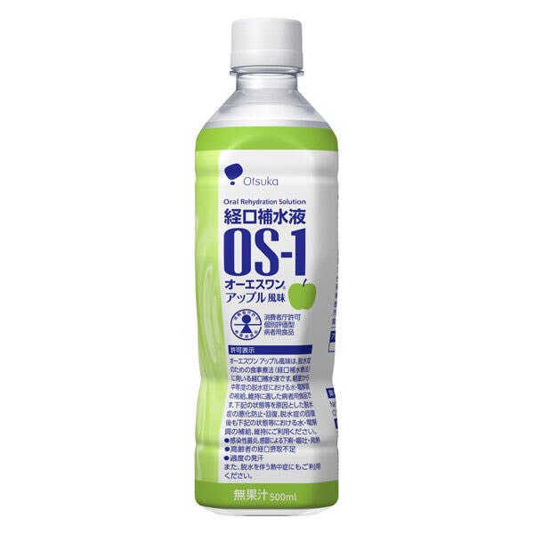 経口補水液 OS-1(オーエスワン) アップル風味　500ml 24本セット
