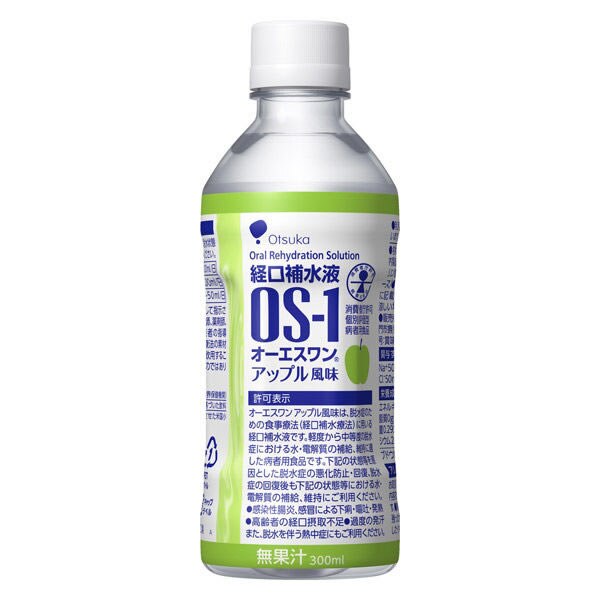 経口補水液 OS-1(オーエスワン) アップル風味　300ml 24本セット