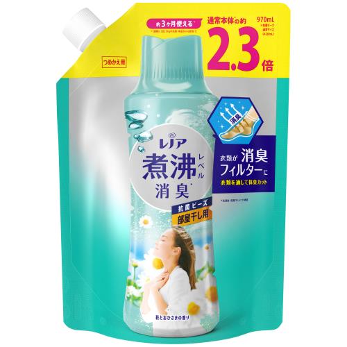 P&G　レノア抗菌ビーズ部屋おひさま詰替大　970ML