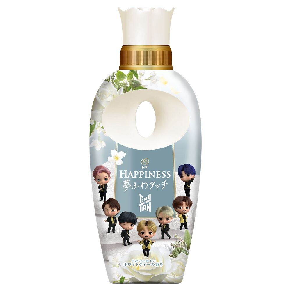 レノアハピネス 夢ふわタッチ 上品で心地よいホワイトティーの香り 本体 480ml TinyTANコラボパッケージ
