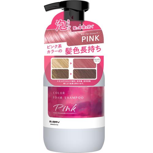 アンナドンナ　エブリカラーフォームシャンプー　ピンク　300ML