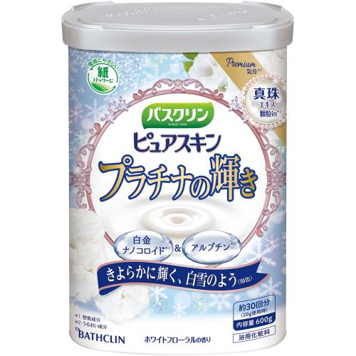 バスクリン　バスクリン　ピュアスキン　プラチナの輝き　600g