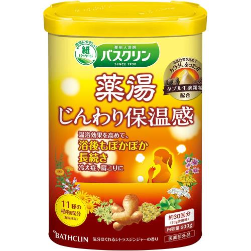 バスクリン　バスクリン　薬湯　じんわり保温感　600g