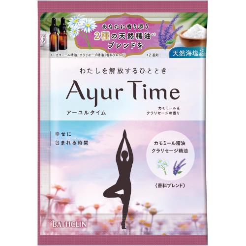 バスクリン　アーユルタイム　カモミール&クラリセージの香り　分包　40g