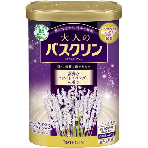バスクリン　大人のバスクリン　高貴なホワイトラベンダーの香り　600g