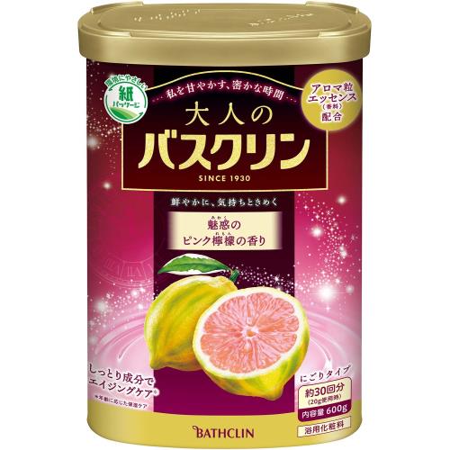バスクリン　大人のバスクリン　魅惑のピンク檸檬の香り　600g