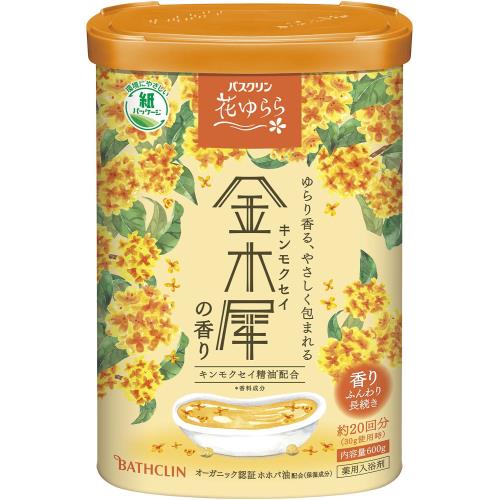 バスクリン　バスクリン花ゆらら　金木犀の香り　600g
