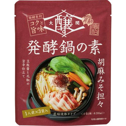 大関　醸す発酵鍋の素　胡麻みそ担々　120g×12個セット