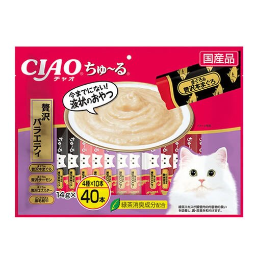 CIAO ちゅ〜る 40本入り 贅沢バラエティ