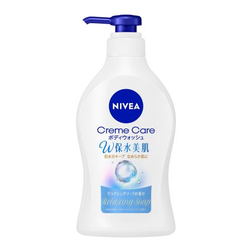 花王　ニベア　クリームケア　ボディウォッシュ　W保水美肌　リラクシングソープの香り　470ml