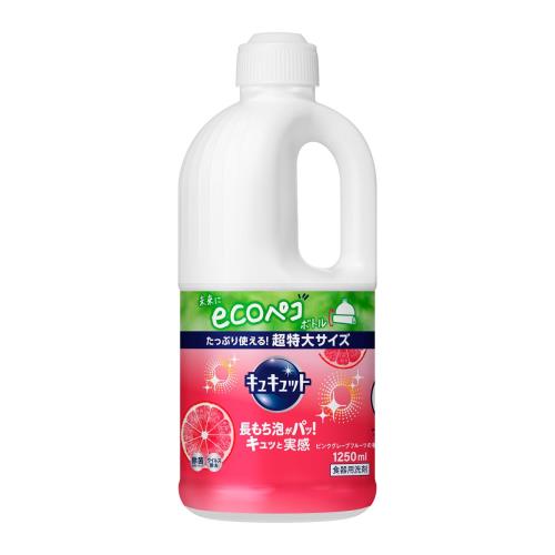 花王　キュキュット　ピンクグレープフルーツの香り　詰替　eco特大　1250ml