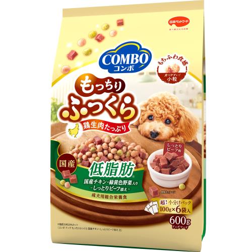 日本ペット　コンボ　ドッグ　もっちりふっくら　低脂肪　600g【1月7日までの期間特売】