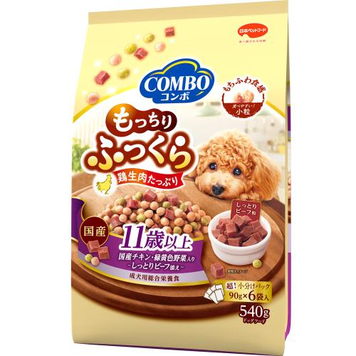 日本ペット　コンボ　ドッグ　もっちりふっくら　11歳以上　540g【1月7日までの期間特売】