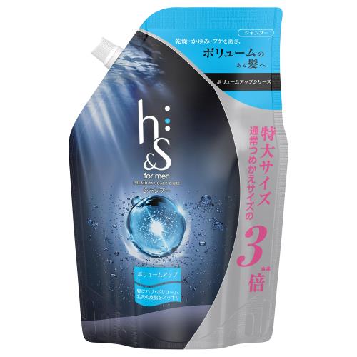 P&G　h&s　MEN　ボリュームアップシャンプー　詰替　超特大　900ML