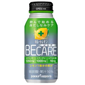 ポッカサッポロ　キレートレモン　BECARE(ビケア)　ボトル缶　190ml×6個セット