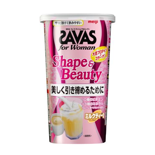 明治　ザバス シェイプ&ビューティ ミルクティー風味 231g