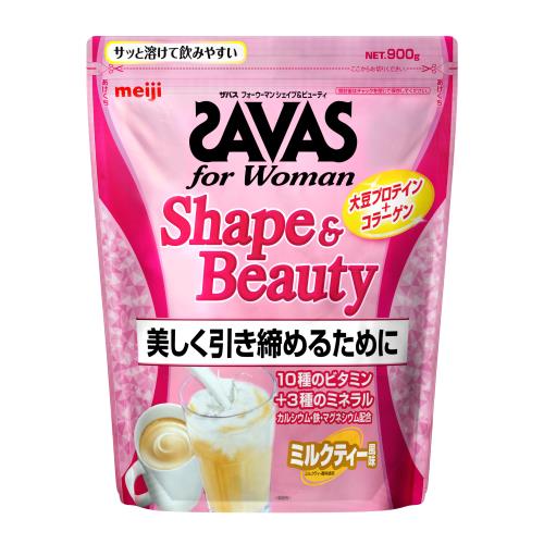 明治　ザバス シェイプ&ビューティ ミルクティー風味 900g